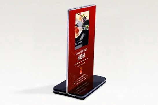 Standee để bàn Mica