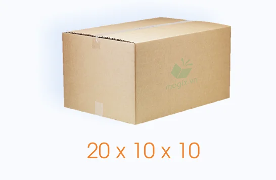 Hộp carton trơn 20x10x10cm