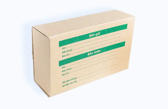 Hộp carton 25x20x6cm