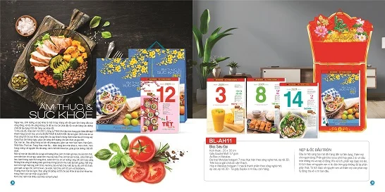 Mẫu lịch bloc siêu đại BL-AH12