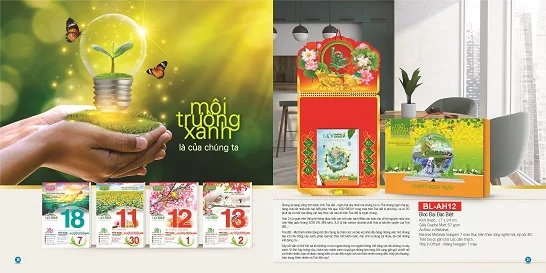 Mẫu lịch bloc đại BL-AH12