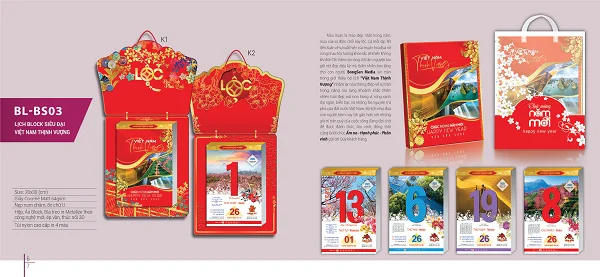Bộ lịch Việt Nam Thịnh Vương