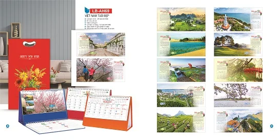 Mẫu lịch bàn LB-AH69