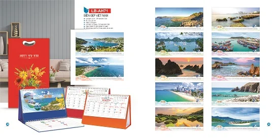 Mẫu lịch để bàn LB-AH71