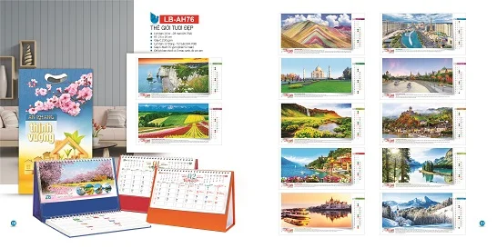 Mẫu lịch để bàn LB-AH76