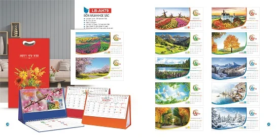 Mẫu lịch để bàn LB-AH79