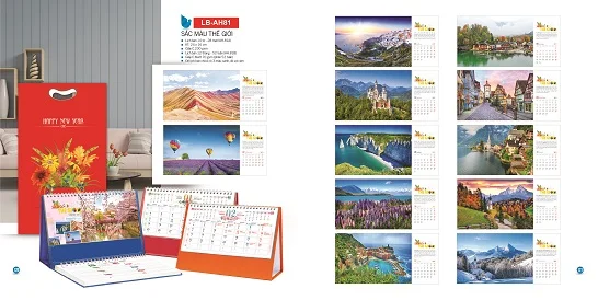 Mẫu lịch để bàn LB-AH81