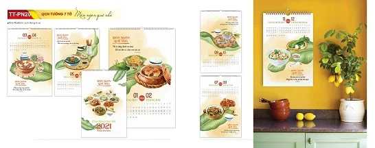 Mẫu lịch treo tường 7 tờ TT-PN20