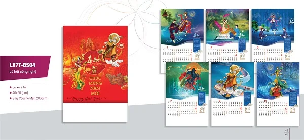 Lịch lò xo 7 tờ Lễ hội Công Nghệ
