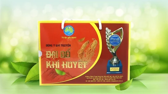 Hộp thuốc đông y có quai xách