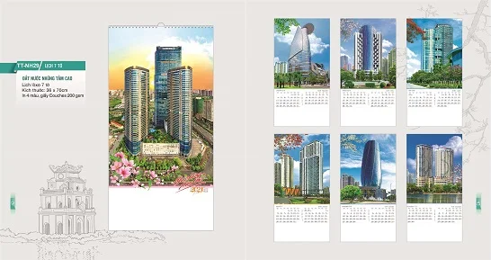 Mẫu lịch treo tường 7 tờ TT-NH29