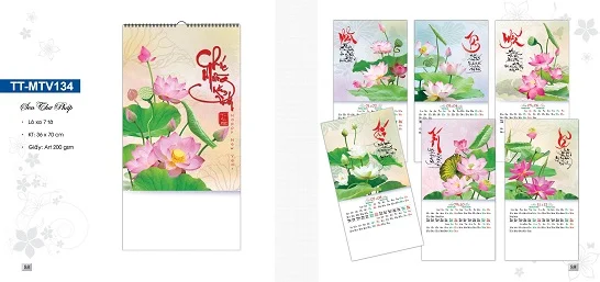 Mẫu lịch treo tường 7 tờ TT-MTV134