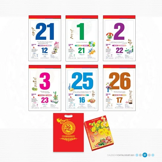 Mẫu lịch bloc siêu đại BL-NB03 Mẫu lịch bloc siêu đại BL-NB03