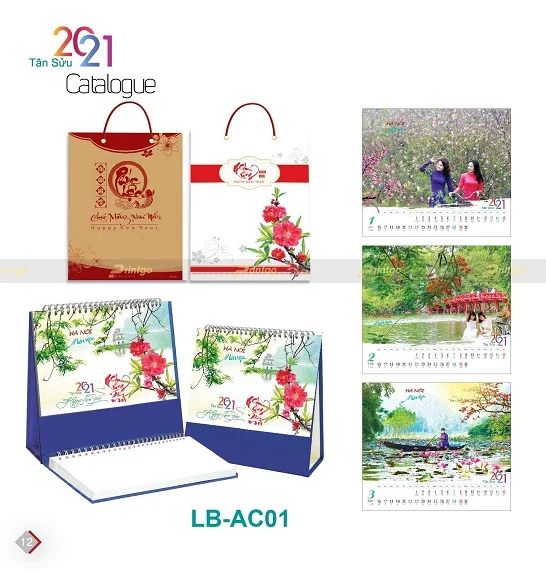 Lịch để bàn “Hà Nội mến yêu”