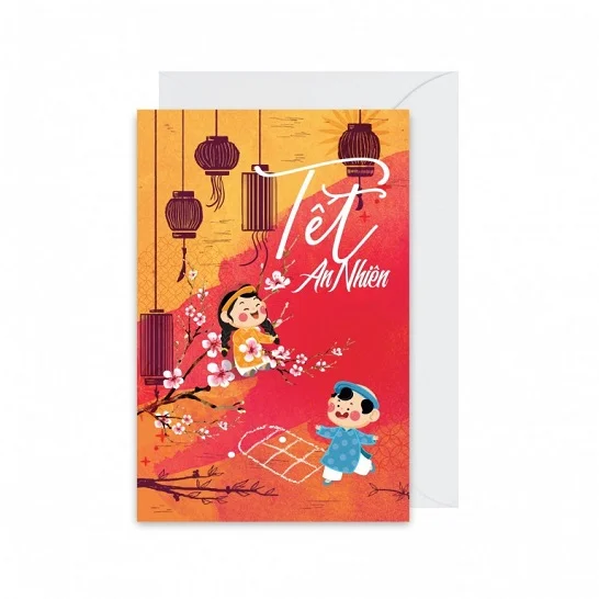 Thiệp chúc mừng Tết An Nhiên