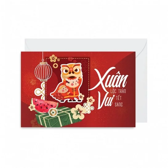 Thiệp chúc mừng Tết Xuân Vui