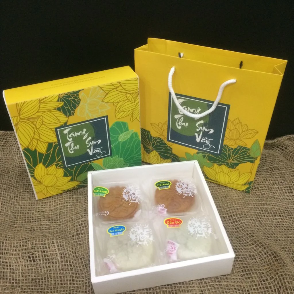 In bộ túi giấy và hộp giấy Trung thu