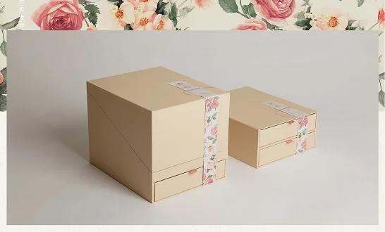 In hộp giấy đựng giày nắp gập