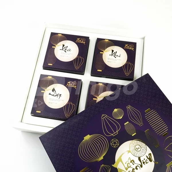 In hộp bánh trung thu 4 bánh Đèn Lồng