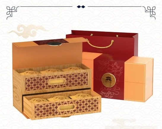 In hộp bánh trung thu 2 tầng 6 bánh