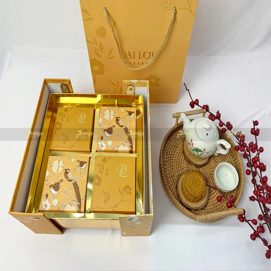 In hộp bánh Trung Thu chân đứng 4 bánh