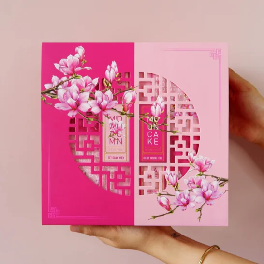 In hộp bánh Trung Thu Mộc Lan 4 bánh