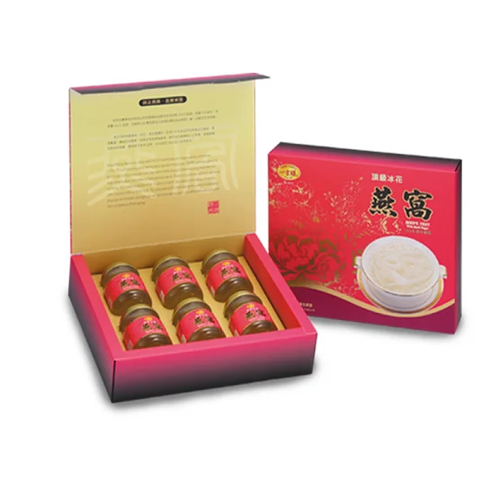 In hộp giấy đựng yến sào nắp nam châm