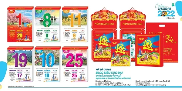 lịch Bloc Đại Việt Á 
