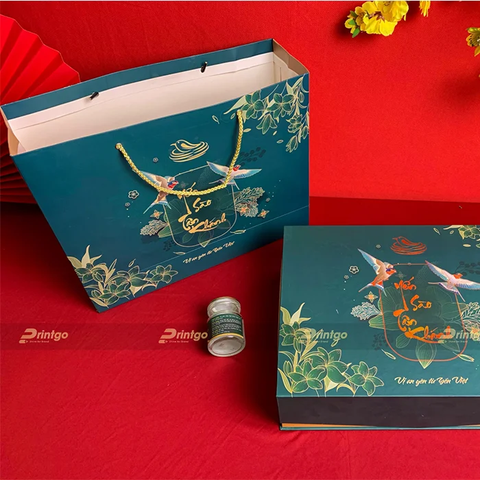 In túi giấy đựng yến sào Tân Khánh