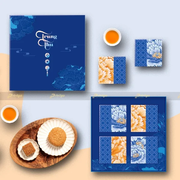 In hộp bánh trung thu Mẫu Đơn 