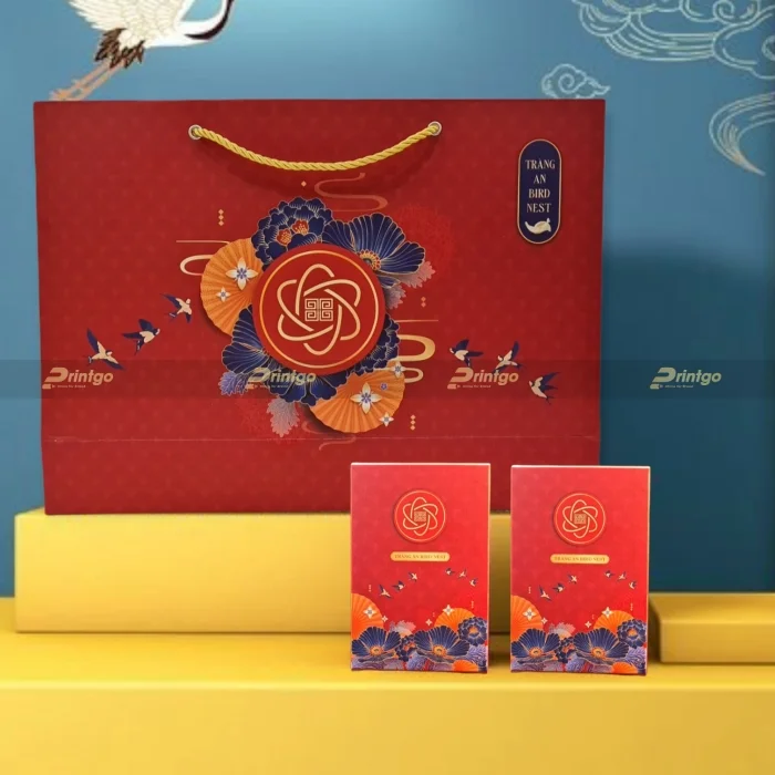 In hộp giấy đựng yến sào Tràng An Bird Nest