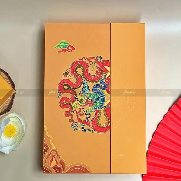 In hộp bánh trung thu Phi Long Chầu Nguyệt