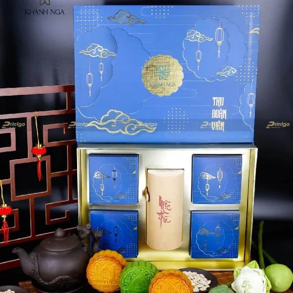 In hộp đựng bánh trung thu Đoàn Viên