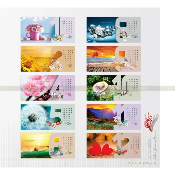 In lịch để bàn 365 Ngày như ý LDB-SH23-18