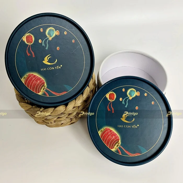 In hộp yến sào Hai Con Yến 