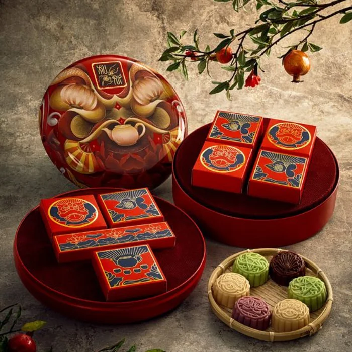 In hộp bánh hình trong độc đáo