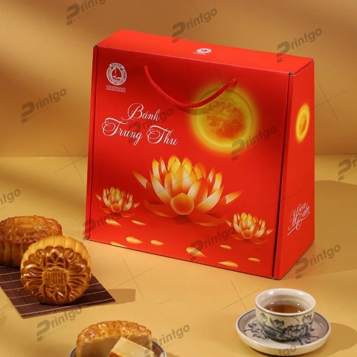 In hộp bánh trung thu Sen Vàng 