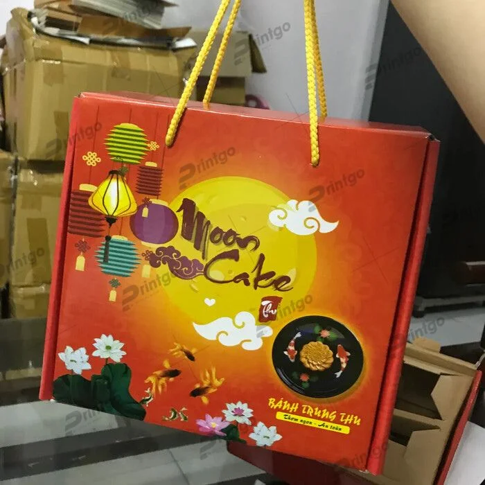 In hộp bánh trung thu carton sóng nắp gài
