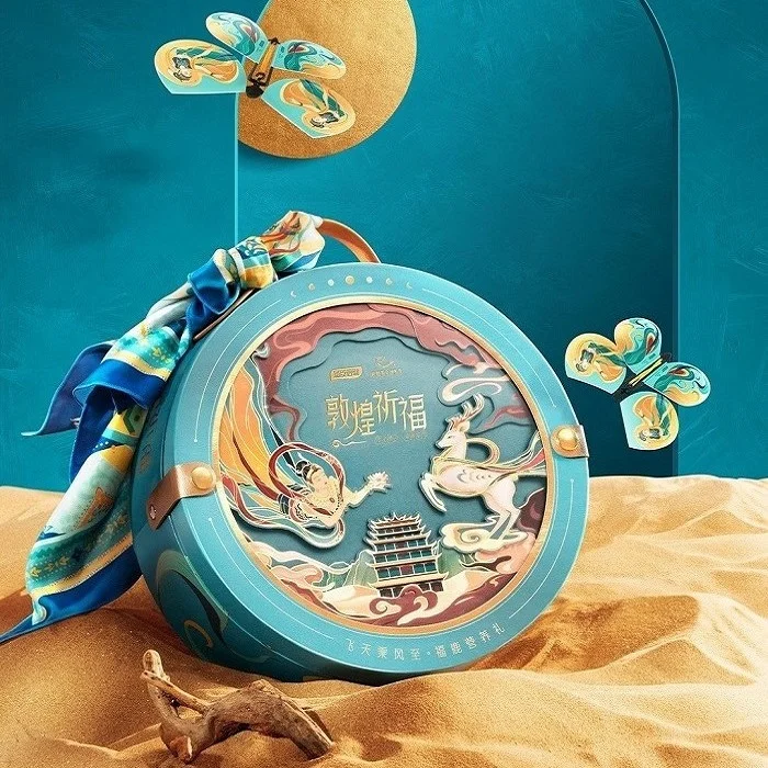 In hộp bánh trung thu âm dương nắp tròn
