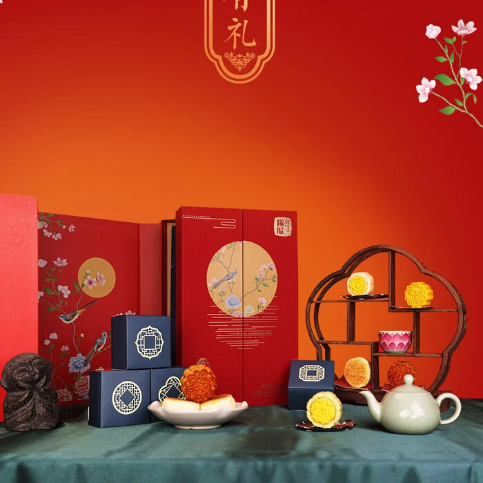 In hộp bánh trung thu cánh bướm cao cấp
