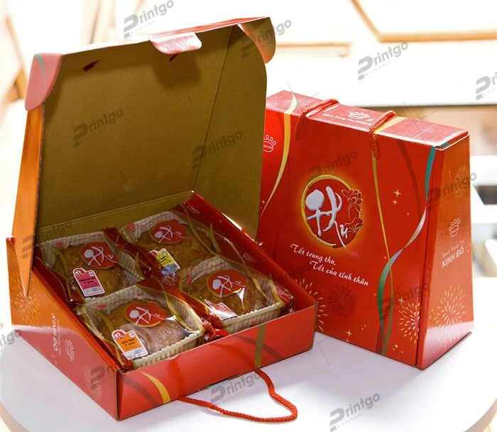 In hộp bánh trung thu nắp cài carton