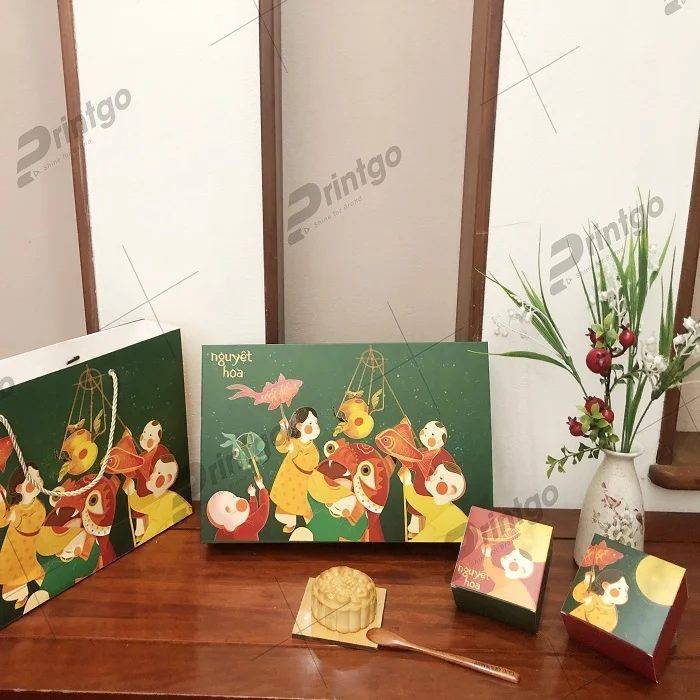 In hộp bánh trung thu Nguyệt Hoa
