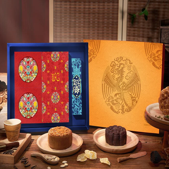In hộp bánh trung thu hoạ tiết Nhật Bình nắp âm dương
