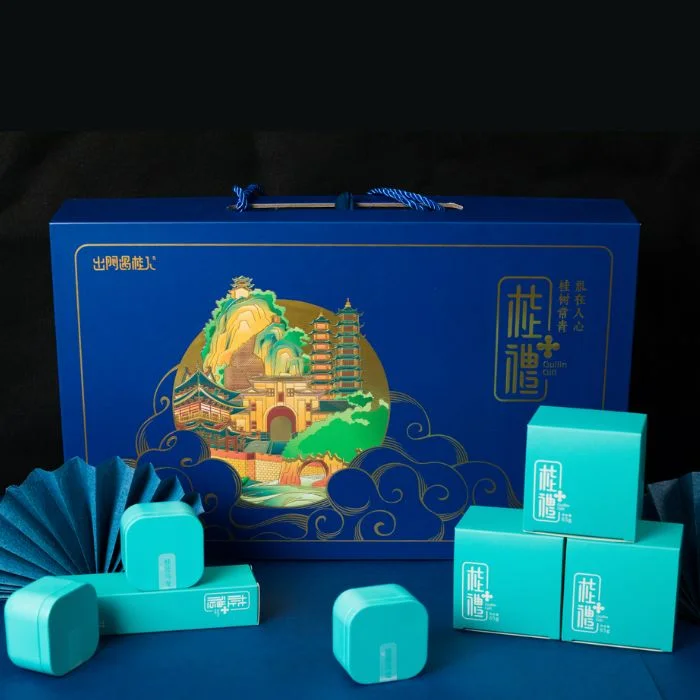 In hộp đựng bánh trung thu nam châm nắp lật