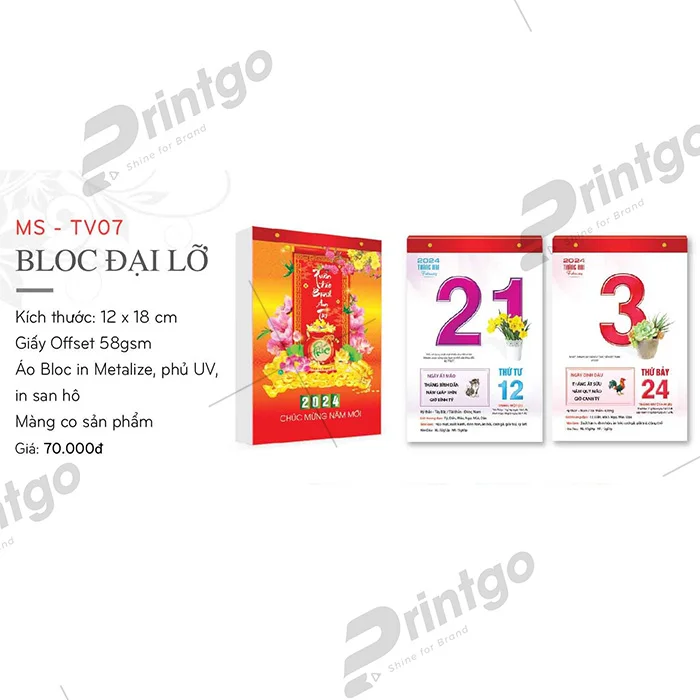 In lịch bloc đại lỡ Mỹ Thuật Việt