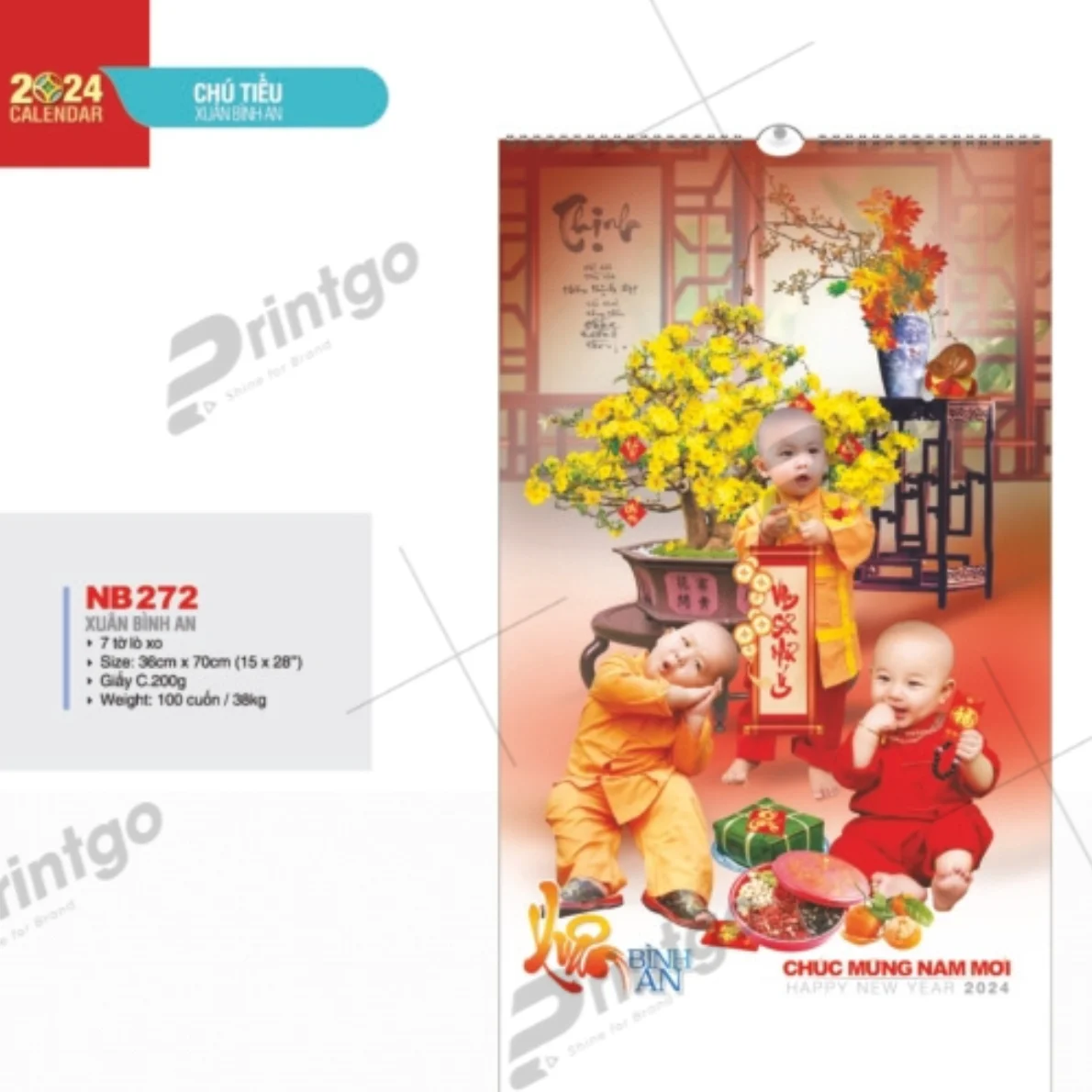 In lịch chủ đề chú tiều Tao Đàn
