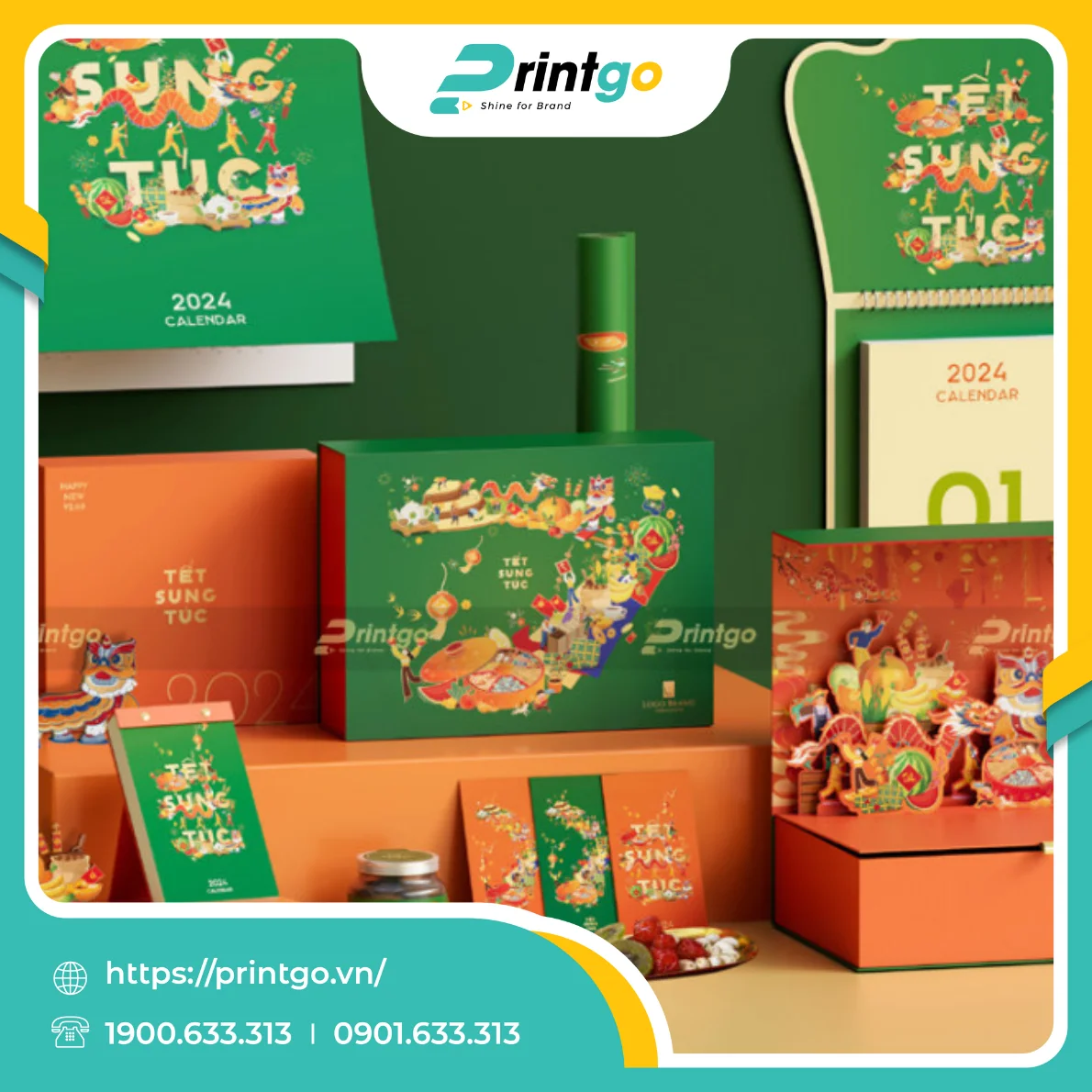 In hộp quà tết Sung Túc đẹp nhất 2024