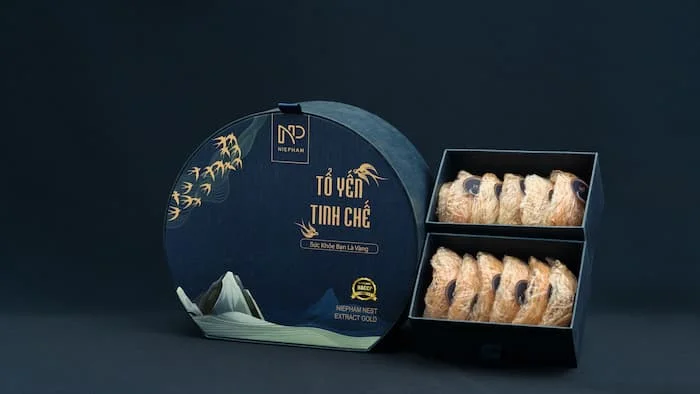 In hộp yến Nie Phạm