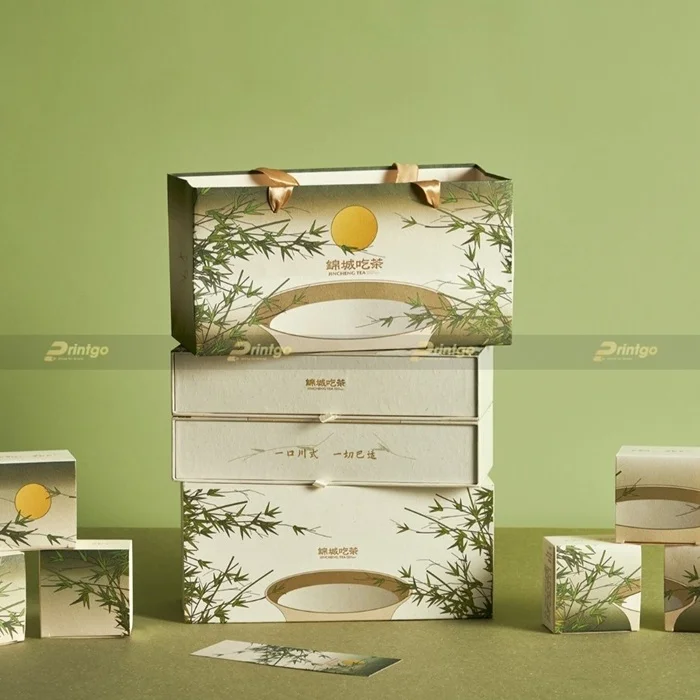 In hộp bao diêm đựng bánh trung thu độc đáo