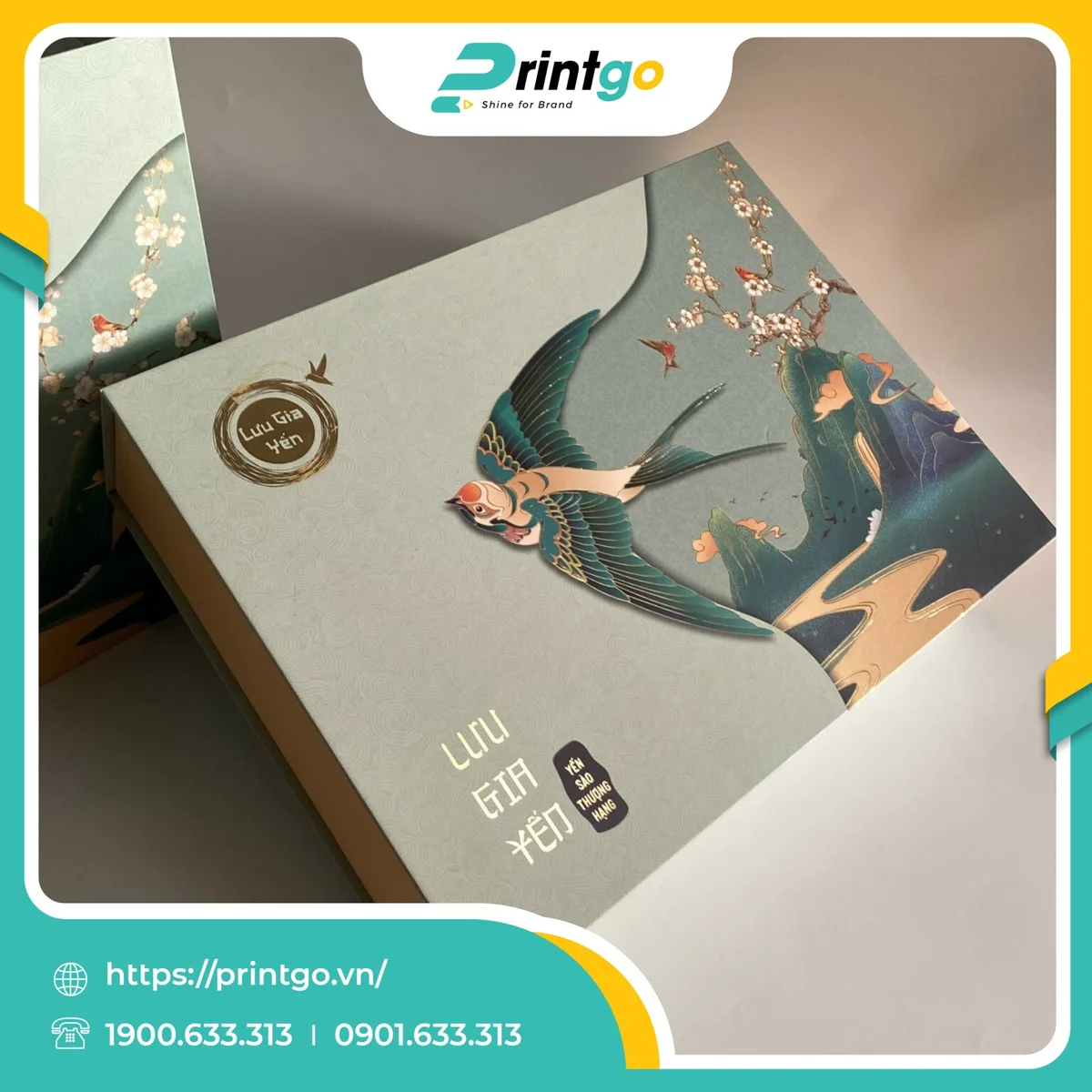 In hộp nắp lật nam châm Lưu Gia Yến